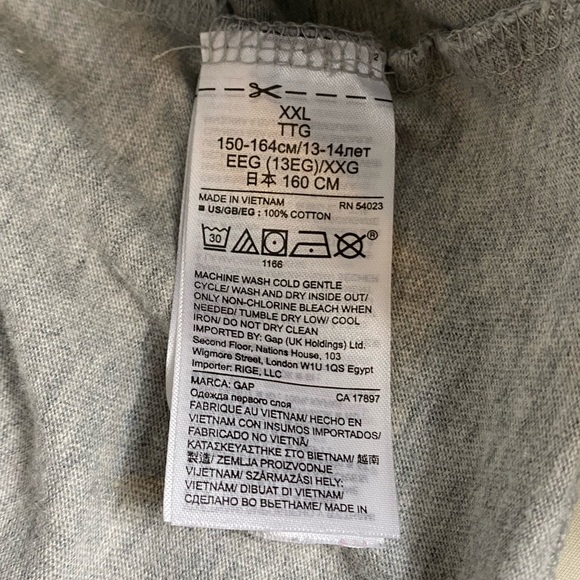 Gap Kids Gray Transformers Long-sleeve Shirt Size XXL (14-16) - Picture 6 of 6